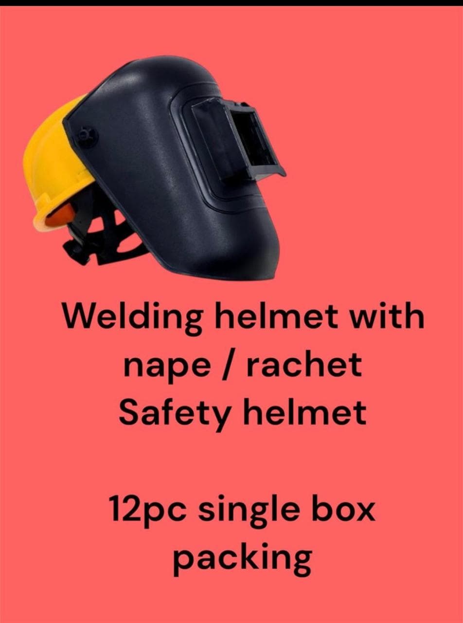 Krishweld Welding Helmet with Nape Ratchet