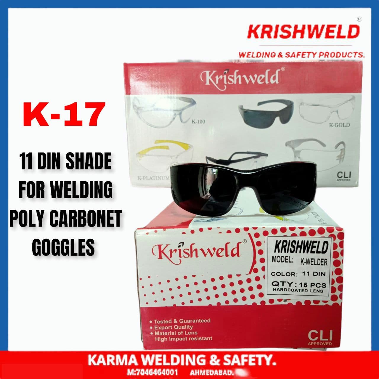 Krishweld Safety Goggles K-17