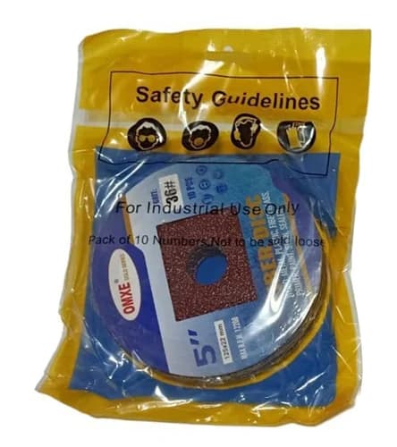 Omex Gold Fiber Coated Grinding Disk